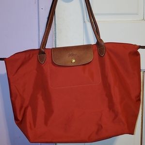 Longchamp Tote Large Red